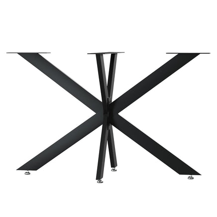 Artiss Starburst Table Legs Coffee Dining Table Legs DIY Metal Leg 120X68cm End of Year Clearance Sale Kings Warehouse