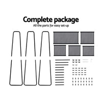 Artiss Wardrobe Clothes Rack Airer Coat Stand Closet 150cm Home & Garden Kings Warehouse