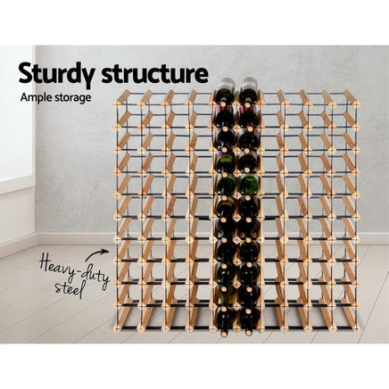 Artiss Wine Rack 110 Bottle Furniture Kings Warehouse