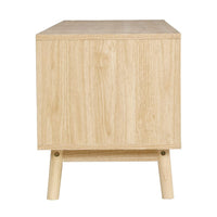 Artiss Wooden Scandinavian Entertainment Unit - Natural Furniture Kings Warehouse