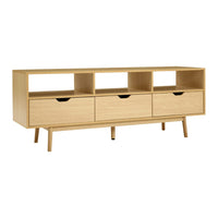 Artiss Wooden Scandinavian Entertainment Unit - Natural Furniture Kings Warehouse
