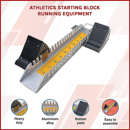 Athletics Starting Block Running Equipment Sports & Fitness Kings Warehouse