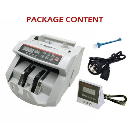 Australian currency notes Cash counter machine + Quantity digital display Kings Warehouse