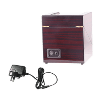 Automatic Dual Watch Winder Wood Display Box Case Motor Rotation Storage Home & Garden Kings Warehouse