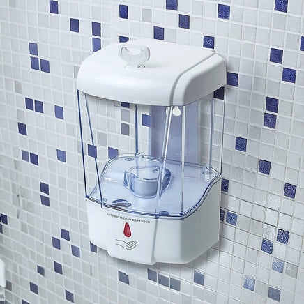 Automatic Liquid Soap/Alcohol Sanitizer Dispenser 700ML Hands-Free Sensor Wall Home & Garden Kings Warehouse