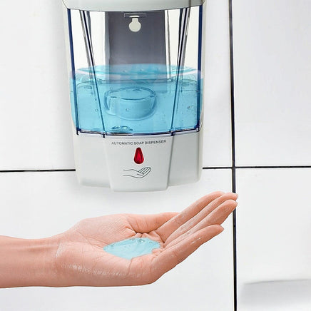 Automatic Liquid Soap/Alcohol Sanitizer Dispenser 700ML Hands-Free Sensor Wall Home & Garden Kings Warehouse
