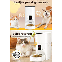 Automatic Pet Feeder 9L Auto Wifi Dog Cat Feeder Smart Food App Dispenser Passionate for Pets Kings Warehouse