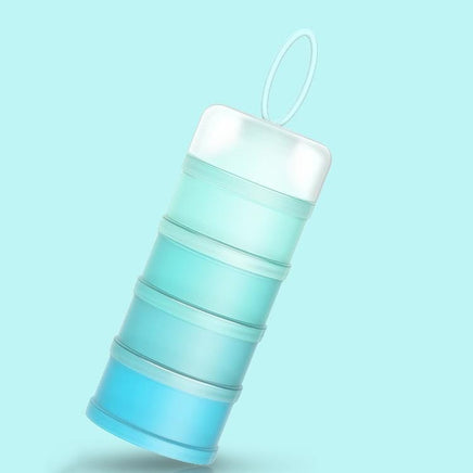 Baby Formula Milk Powder Snack Stackable 4 Layers Dispenser Container Infant Toddler Pink Blue Baby & Kids Kings Warehouse