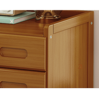 Bamboo Bedside Table Nightstand Storage Bedroom Sofa Side Stand Furniture Kings Warehouse