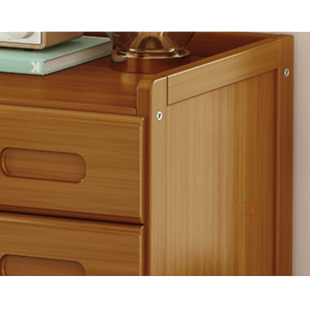 Bamboo Bedside Table Nightstand Storage Bedroom Sofa Side Stand Furniture Kings Warehouse