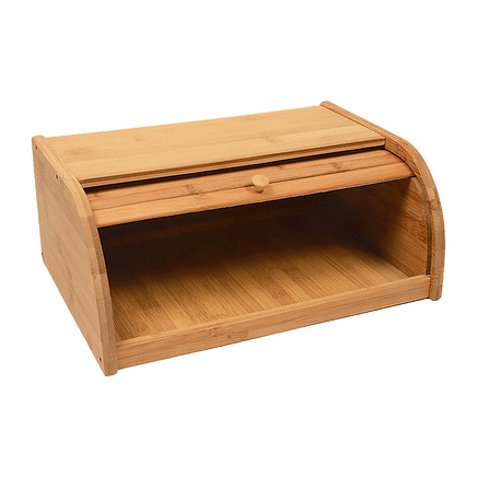 Bamboo Bread Bin Storage Box Kitchen Loaf Pastry Container Home & Garden Kings Warehouse