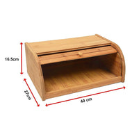 Bamboo Bread Bin Storage Box Kitchen Loaf Pastry Container Home & Garden Kings Warehouse