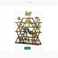 Bamboo Multilayer Flower Plant Bonsai Rack Shelf Stand Porch Lawn Patio Home & Garden Kings Warehouse