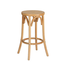 Bar Stool Rattan Seat Wooden Furniture Kings Warehouse
