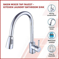 Basin Mixer Tap Faucet -Kitchen Laundry Bathroom Sink Kings Warehouse 