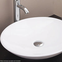 Bathroom Ceramic Oval Above Countertop Basin for Vanity Kings Warehouse