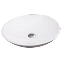 Bathroom Ceramic Oval Above Countertop Basin for Vanity Kings Warehouse