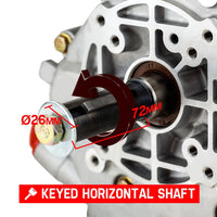 Baumr-AG 7HP DIESEL Stationary Engine 4 Stroke OHV Horizontal Shaft Motor Tools Kings Warehouse