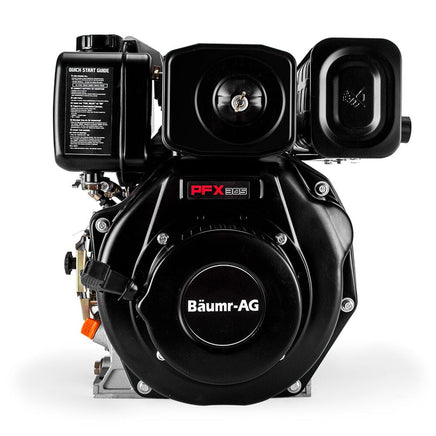 Baumr-AG 7HP DIESEL Stationary Engine 4 Stroke OHV Horizontal Shaft Motor Tools Kings Warehouse