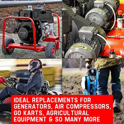 Baumr-AG 7HP DIESEL Stationary Engine 4 Stroke OHV Horizontal Shaft Motor Tools Kings Warehouse