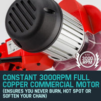 Baumr-AG Chainsaw Sharpener 350W Alloy Chain Saw Electric Grinder Bench Tool Tools Kings Warehouse