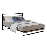 Bed Frame Double Size Metal Bed Frame DANE Furniture Kings Warehouse