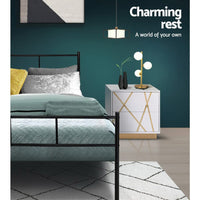 Bed Frame King Single Metal Bed Frame SOL Furniture Kings Warehouse