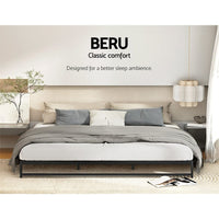 Bed Frame King Size Metal BERU Furniture Kings Warehouse