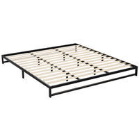 Bed Frame King Size Metal BERU Furniture Kings Warehouse