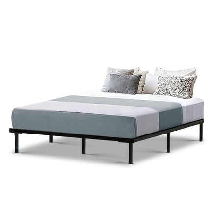 Bed Frame Queen Size Metal Bed Frame TED Furniture Kings Warehouse