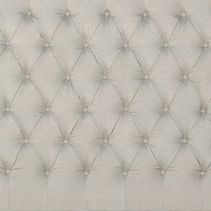 Bed Head Double Size French Provincial Headboard Upholsterd Fabric Beige Furniture Kings Warehouse