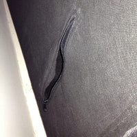 Bed Head Queen Size Charcoal Headboard with Curved Design Upholstery Linen Fabric Furniture Kings Warehouse