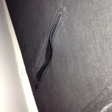 Bed Head Queen Size Charcoal Headboard with Curved Design Upholstery Linen Fabric Furniture Kings Warehouse