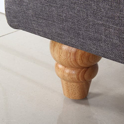 Bed Head Queen Size French Provincial Headboard Upholsterd Fabric Charcoal Furniture Kings Warehouse