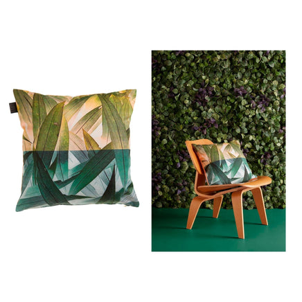 Bedding House Tropical Flora Green Quality Design Filled Polyester Cotton Cushion 45 x 45 cm Home & Garden Kings Warehouse