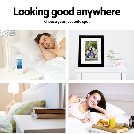 Bedside Table 1 Drawer with Shelf - EMMA White Furniture Kings Warehouse