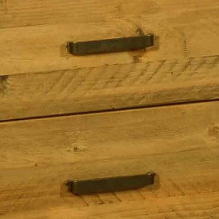 Bedside Table 2 drawers Night Stand Solid Wood Storage Light Brown Colour Furniture Kings Warehouse