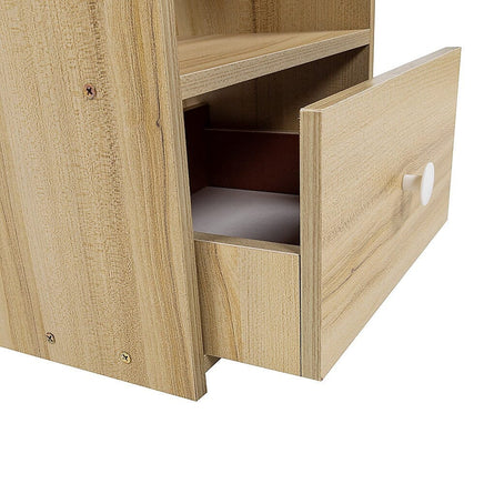 Bedside Tables Drawers Side Table Bedroom Furniture Nightstand Wood Unit Furniture Kings Warehouse