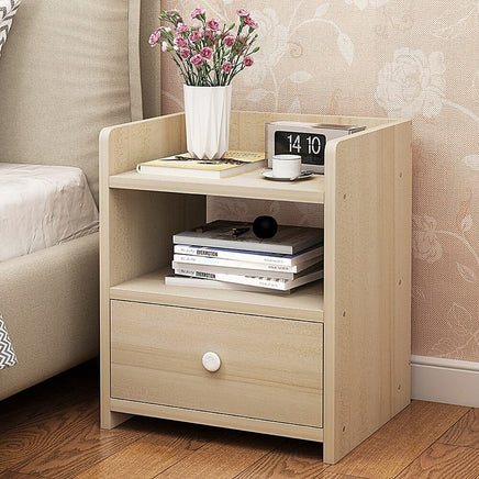 Bedside Tables Drawers Side Table Bedroom Furniture Nightstand Wood Unit Furniture Kings Warehouse