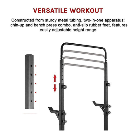 Bench Press Gym Rack and Chin Up Bar Sports & Fitness Kings Warehouse