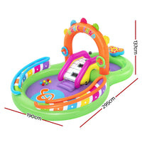 Bestway Kids Pool 295x190x137cm Inflatable Above Ground Swimming Play Pools 349L Home & Garden Kings Warehouse