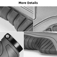 Bicycle Grips MTB Road Bike Double Lock Rubber Handlebar Grips Anti-Slip Rock Bros BLACK Kings Warehouse