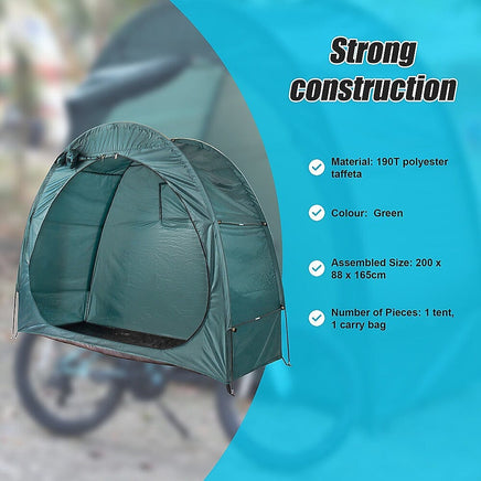 Bicycle Shelter Outdoor Bike Cave Garden Bike Storage Shed Tent Travel Home & Garden KingsWarehouse