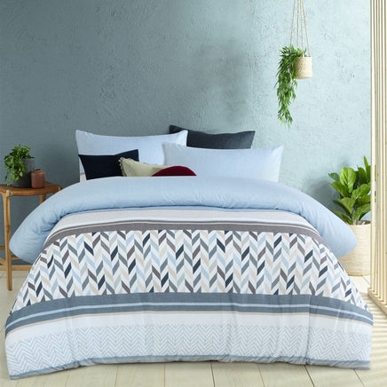 Big Sleep Joel Printed Quilt Cover Set King Home & Garden Kings Warehouse