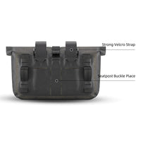 Bike Roll Bag Handlebar Panniers MTB Road Hyybrid Cruiser Commute Bike Scooter Large 5-6L Capacity Waterproof Adjustable Straps Rockbros Kings Warehouse