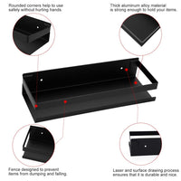 Black Bathroom Shower Shelf Kitchen Rack Storage Shelves Shampoo Holder Organizer Kings Warehouse