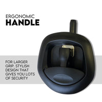 Black Whale Tail T Handle Lock Latch/Compression Lock Trailer Ute Toolbox Tools Kings Warehouse