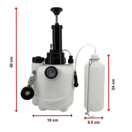 Bleed Tool Pressure 3 ltr Brake & Clutch Bleeding System Fluid Bleeder Tools Kings Warehouse