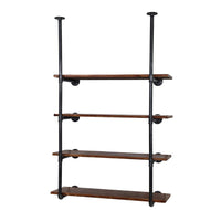Bookshelf DIY Pipe Shelf 4 Tiers - INGE Home & Garden Kings Warehouse
