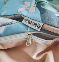 Botanical Sarah Microfibre Quilt Cover Set-queen size Kings Warehouse